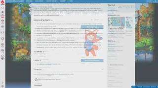 Articles were created about Zero the Fox on Wikia