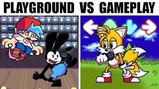 FNF Character Test | Gameplay VS Playground | Goodbye World, Tails.exe, Oswald | Boyfriend Dies