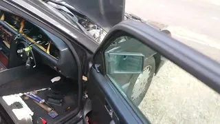 Mercedes 190e w201 instrument cluster removal
