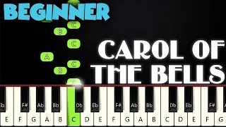 Carol Of The Bells | BEGINNER PIANO TUTORIAL + SHEET MUSIC by Betacustic