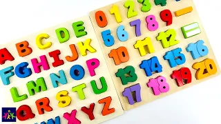 Kids Learn to Count 1 to 20 & Sort ABC's | Toddlers Learn Colors & Numbers in Spanish & English!