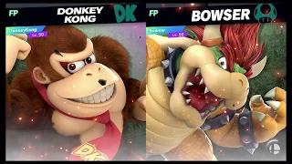 Super Smash Bros Ultimate Amiibo Fights Request #731 DK vs Bowser