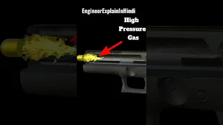 How Does Silencer Of Pistol Work? ( 3D Animation in Hindi )