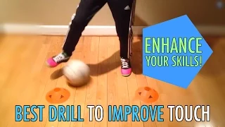 IMPROVE Ball Control / Touch Soccer Drill | DRIBBLE LIKE NEYMAR & RONALDO