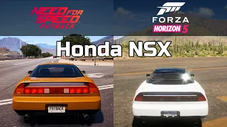 Need For Speed Payback vs Forza Horizon 5 - Honda NSX -  Comparison