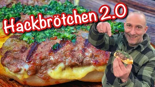 Hackbrötchen vom Grill - einfach und lecker - Westmünsterland BBQ