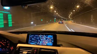 Гоняем по немецкому Автобану на BMW | Дороги в Германии | Мюнхен | BMW night Autobahn Drive. München