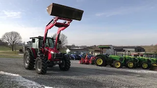 2019 Massey Ferguson 5711 Tractor w/ Cab & Loader! Sharp! For Sale by Mast Tractor Sales