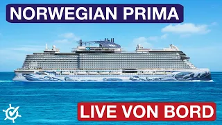 Norwegian Prima: Live von Bord in Amsterdam