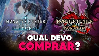 SÓ POSSO COMPRAR UM! Qual Monster Hunter devo comprar? Monster Hunter World ou Monster Hunter Rise?