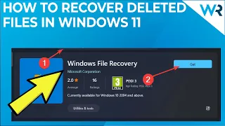 How to Recover Deleted Files in Windows 11
