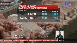 Presyo ng baboy, manok at isda, nagmahal sa ilang pamilihan sa Metro Manila | SONA