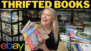 I THRIFT BOOKS FOR PROFIT // I Can't Believe I MAKE MONEY on eBay selling thrifted books!