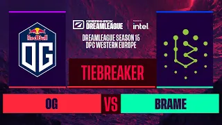 Dota2 - OG vs. Brame  - Game 1 - DreamLeague S15 DPC WEU - Tiebreaker