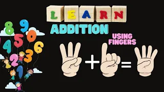 Simple Addition on Fingers | Kindergarten - Reception Class Kids Learning To Add | Math's Tutor KS1