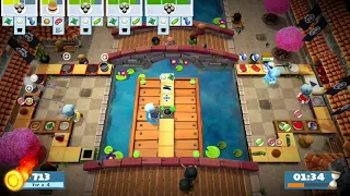 Overcooked 2 Level 5-1 4 Stars 4 Player Co-op