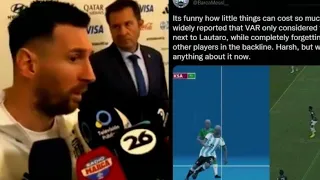 Messi Touching Interview After Losing From Saudi Arabia(eng) || FIFA World Cup Qatar 2022