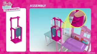 Barbie 3-Story Townhouse 3D Animated Assembly Video | @Barbie