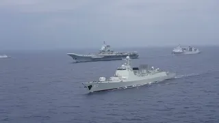 China wraps up military exercises with aircraft carrier