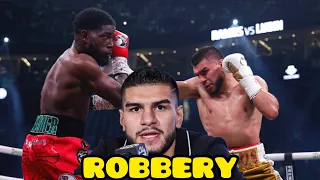 Jesus Ramos vs Erickson Lubin Disgusting display In Boxing (ROBBERY)￼￼