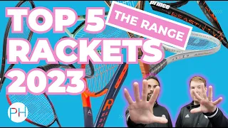 REVIEW: THE TOP 5 TENNIS RACKETS OF 2023 | BY RANGE | COMPARISON