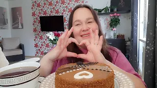 МУКБАНГ💥ТОРТ🎂с ЧАЙком☕Христос Воскресе😉