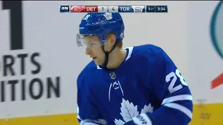 Connor Brown Goal - 2017 Season: Toronto Maple Leafs VS Detroit Red Wings 2017-10-18