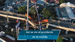 "México busca respuestas"; diarios del mundo retratan la tragedia del metro Olivos en CDMX