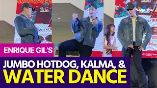 Enrique Gil, tinilian sa kanyang Jumbo Hotdog, Kalma, at Water Dance sa isang mall sa Quezon City