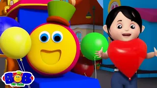 Canzone del palloncino | Cartoni educativi | Bob The Train Italiano | Filastrocche per bambini