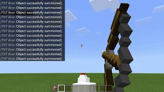 How to Make a lightning bow and tnt bow in minecraft with one command block