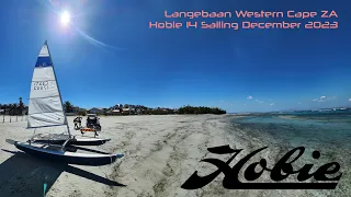 Deon and Malan Hobie 14 Sailing   Langebaan December 2023