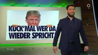 extra 3   auweia    Trump