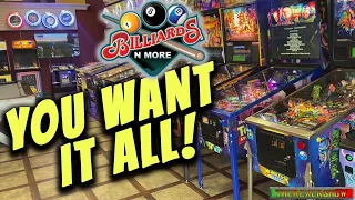 TOUR OF GREATEST GAMEROOM Man/Woman Cave STORE There is!!- "LV Billiards & More"