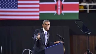 Obama in Kenya: President Barack Obama's speech at Kasarani - full