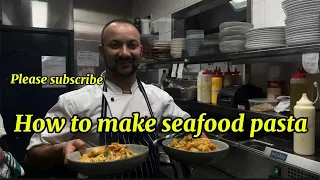 How to make seafood pasta