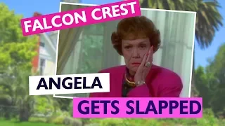 Falcon Crest 6x24 Angela gets slapped