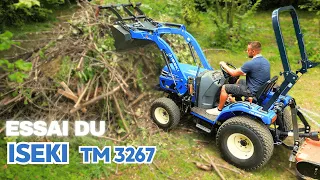 Iseki TM3267 with front loader TEST