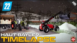 🇫🇷  Moving Snow & Selling Products In Winter Season ⭐ FS22 Haut-Beyleron Timelapse