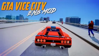 GTA VICE CITY ENB MOD [GRAPHIC MOD] FOR LOW END PC WITH PROOF 100% WORKING 🔥🔥