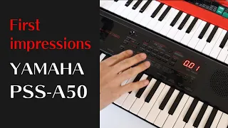 【レビュー】YAMAHA PSS-A50を買いました！