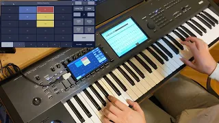 Baltimora - Tarzan Boy - Short cover made from scratch with Android MIDI Arranger App (+Korg Kronos)