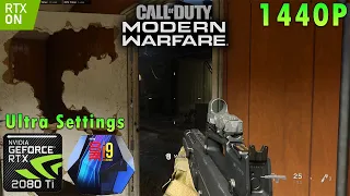 Call of Duty: Modern Warfare 1440p | RAY TRACING | Ultra Settings | RTX 2080 Ti | i9 9900k 5GHz