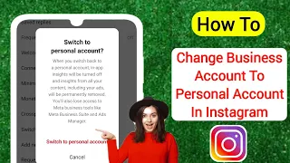 How To Change Business Account To Personal Account in Instagram ( Update 2024)