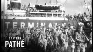 Arrival Of Argyll & Sutherland Highlanders In British Guiana (1953)