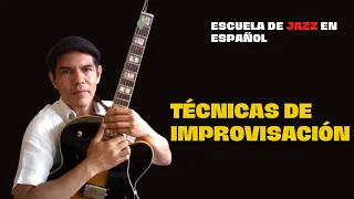 "Mejora tu improvisación en 4 clases". Clase 1: Técnicas de improvisación.