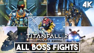 TITANFALL 2 All Bosses & Ending (4K 60FPS) - No Commentary