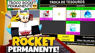 O Que as Pessoas Oferecem Pela Fruta Rocket Permanente no Blox Fruits