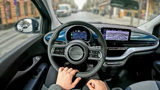 2022 FIAT 500e [ ICON ] BEV 118HP | POV Test Drive