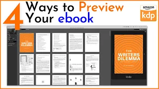 How to Preview Your eBook Before You Publish on Amazon KDP